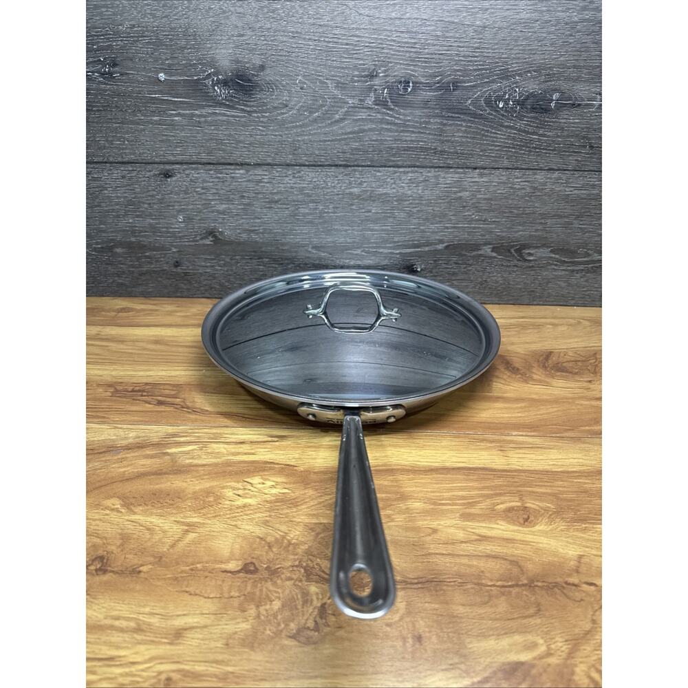 All-Clad D3 Stainless 12 inch Nonstick Fry Pan with Lid